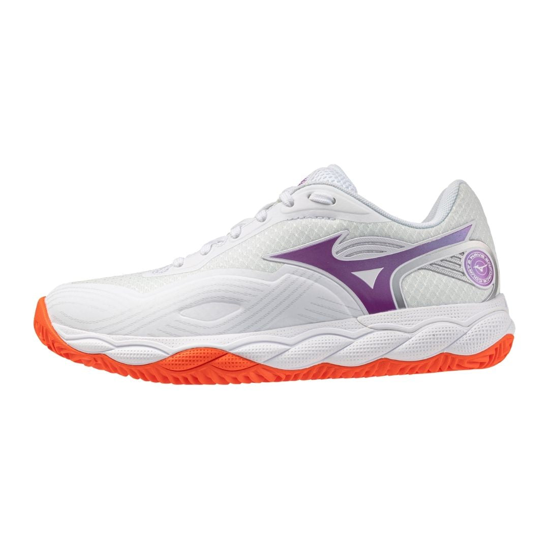 Mizuno Wave Enforce Court Cc White Dahlia Sunstone 36