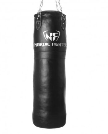 Nordic Fighter Boxing Bag Sandsæk ægte Læder 145cm 60kg