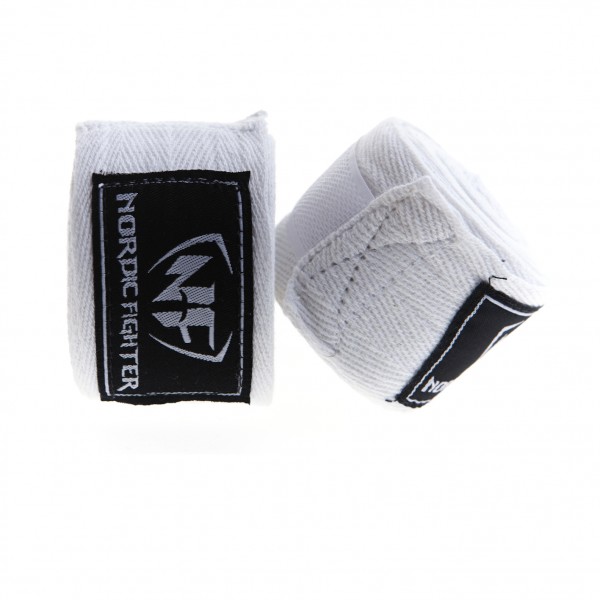 Nordic Fighter Cotton Hand Wraps Hvid 5m