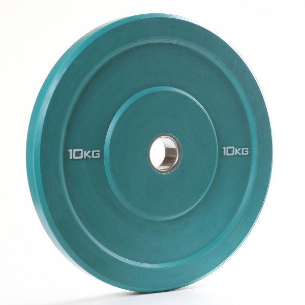 Nordic Fighter Farvet Bumper Vægtskiver 10kg   50mm Grøn    Stk