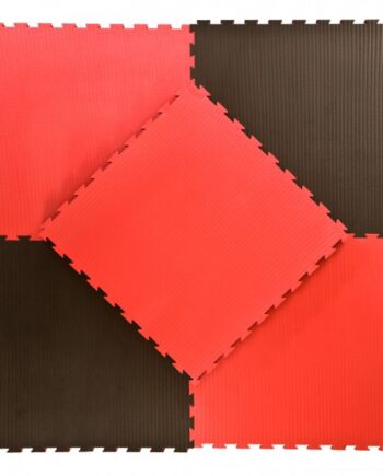 Nordic Fighter Floor Guards Sort Rød 40mm  Medium Bløde
