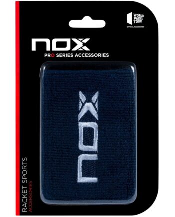 Nox Wristbands    Stk  Navy    White Logo