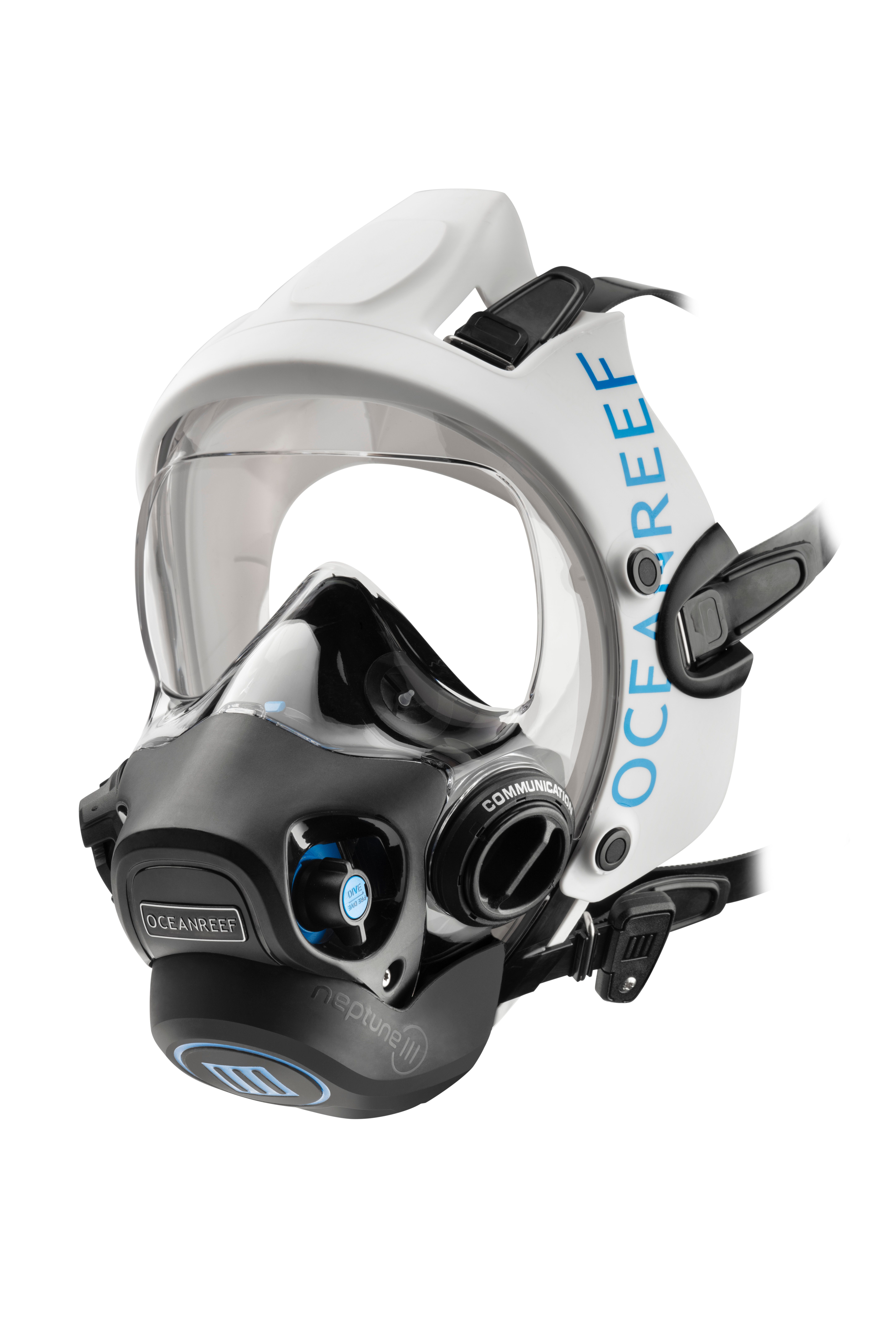 Oceanreef Fullface Maske Neptune Iii Hvid