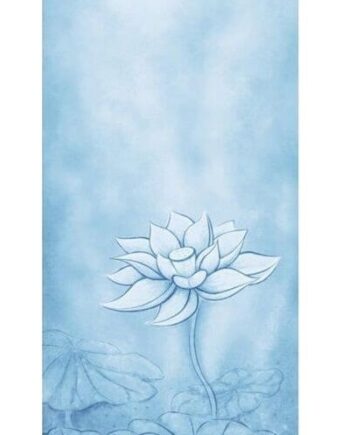 Odin Bohemian Blue Lotus Yogamåtte   8cm