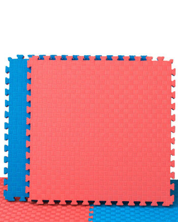 Odin Floor Guards Fitnessgulv 1000x1000x40 Mm Rød Blå