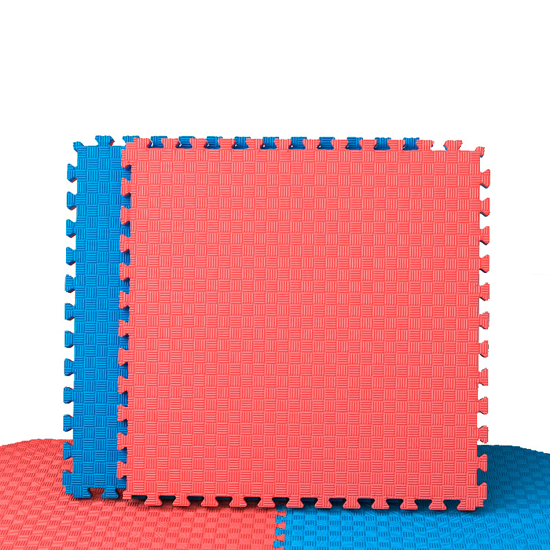 Odin Floor Guards Fitnessgulv 1000x1000x20 Mm Rød Blå