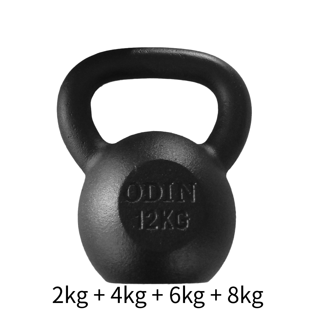 Odin Kettlebell Støbejern Pakketilbud 8kg