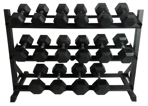 Odin 340kg Hex Set Pakketilbud Sæt Håndvægte Rack