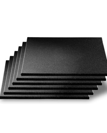 Odin Pro Gummigulv 500x500x15mm Sort