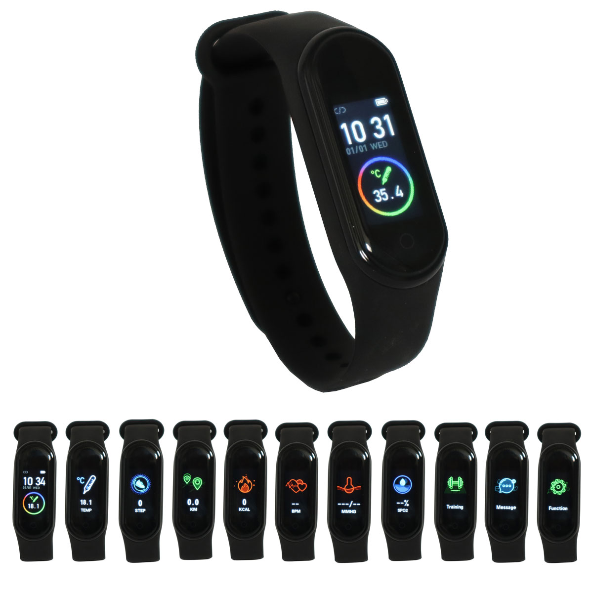 Odin Smartwatch Aktivitetstracker    Bluetooth