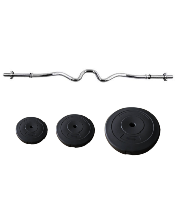 Odin Super Curl Vægtstang 120 Cm  30mm Inkl Vægtskiver  24 5kg