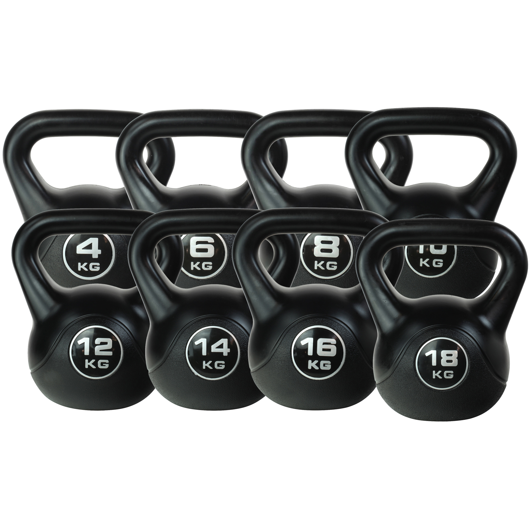 Odin Vinyl Kettlebell Pakketilbud 10 12 14 16 18kg