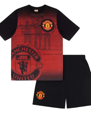 Officiel Mufc Børne Pyjamas  Kort Model  -  år