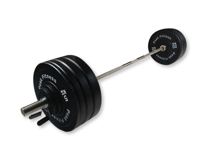 Peak Fitness Bumper Vægtsæt  128 Kg