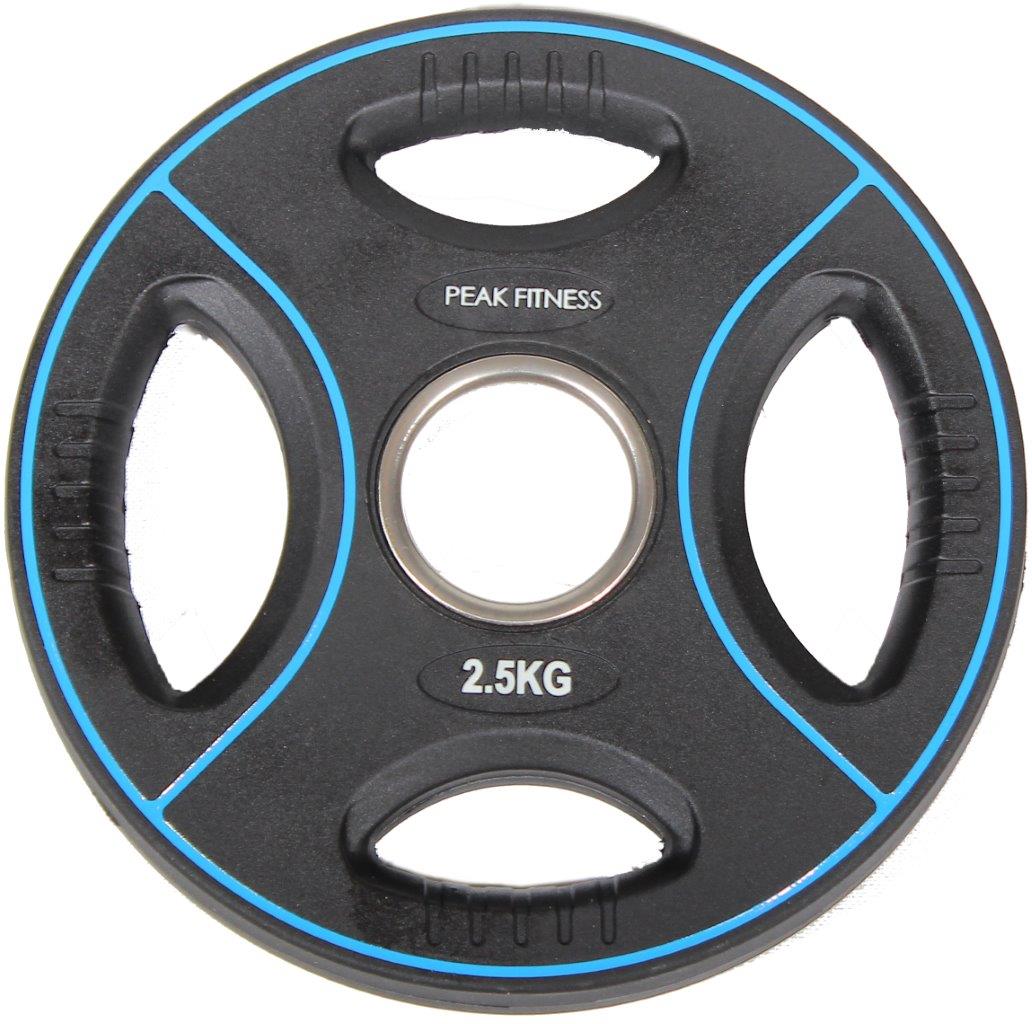 Peak Fitness     50 Mm Vægtskive Poly Urethane 50 Kg
