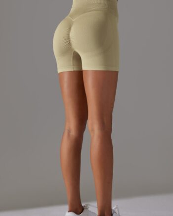 Performancepro Scrunch Shorts   Khaki Small   Khaki