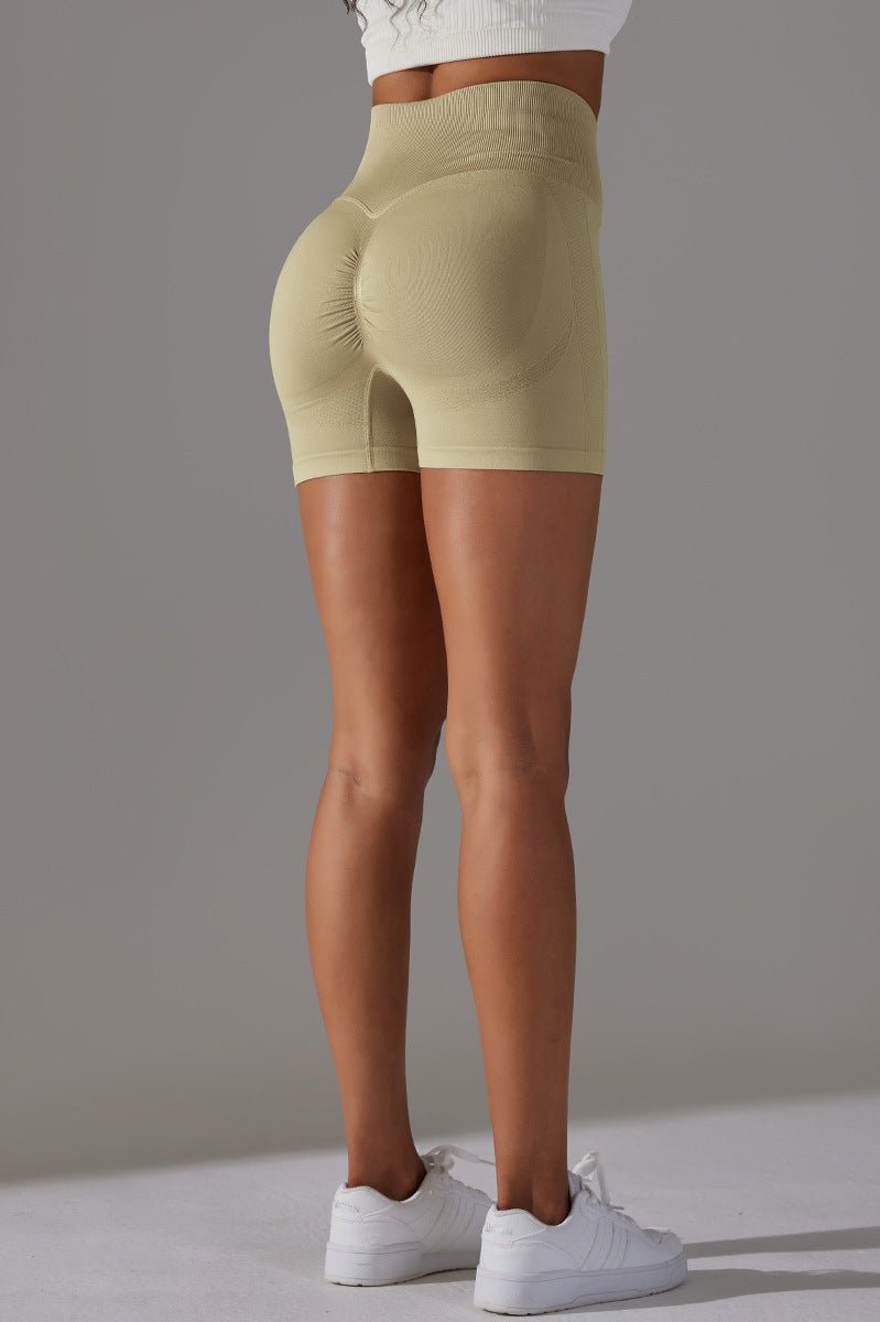 Performancepro Scrunch Shorts   Khaki Small   Khaki