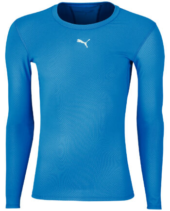 Puma Compression Tee Lange ærmer Blå-