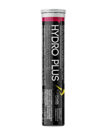 Purepower Hydrotabs Elektrolytter Hindbærsmag    Rør Med 20 Tabletter