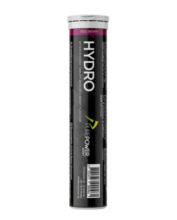 Purepower Hydrotabs Elektrolytter Røde Bær Smag    Rør Med 20 Tabletter