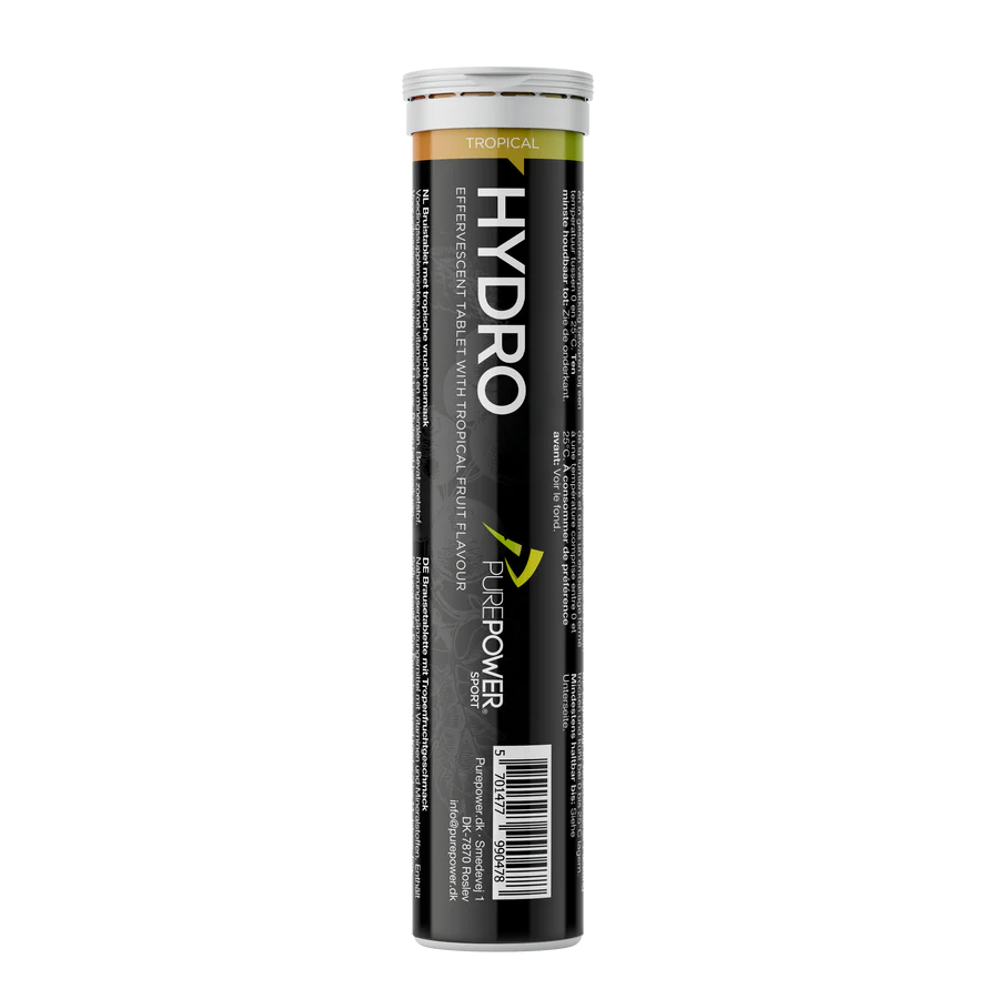 Purepower Hydrotabs Elektrolytter Tropicalsmag    Rør Med 20 Tabletter