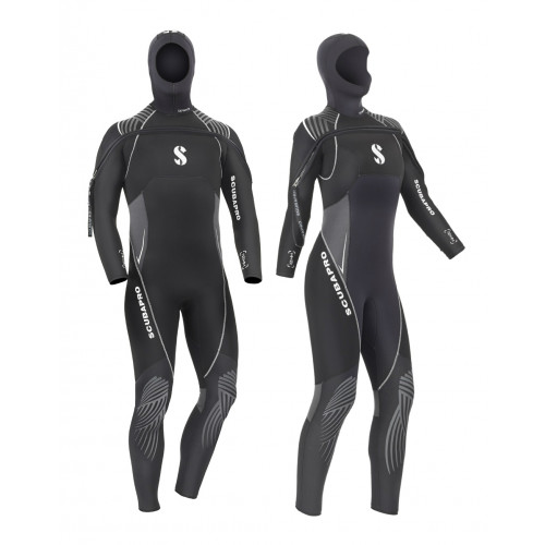 Scubapro Definition   Mm Hooded Frontzip Våddragt