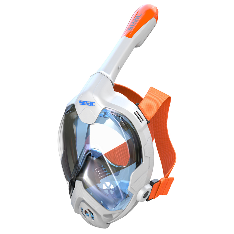 Seac Fullface Maske Fun Hvid Orange