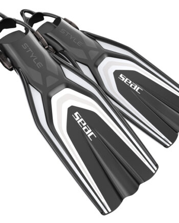 Seac Hælremsfinner Style Sling Strap Hvid