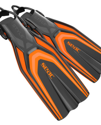 Seac Hælremsfinner Style Sling Strap Orange