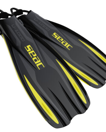 Seac Hælremsfinner  -1000 Sling Strap Gul