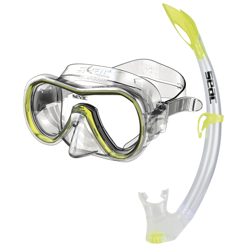 Seac Snorkelsæt Giglio Gul