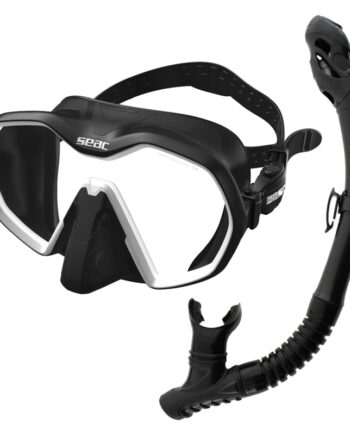 Seac Snorkelsæt Icona   Reverse Dry Hvid