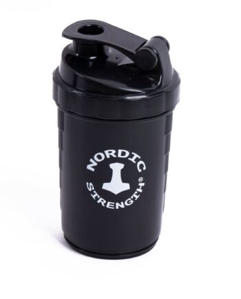Shaker Til Proteinpulver  Nordic Strength  Sort 500 Ml