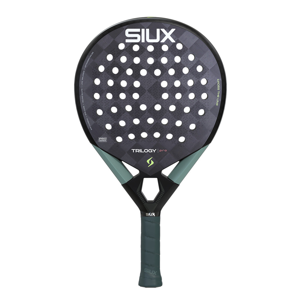 Siux Trilogy Pro 2026 Padelbat Noir Fog