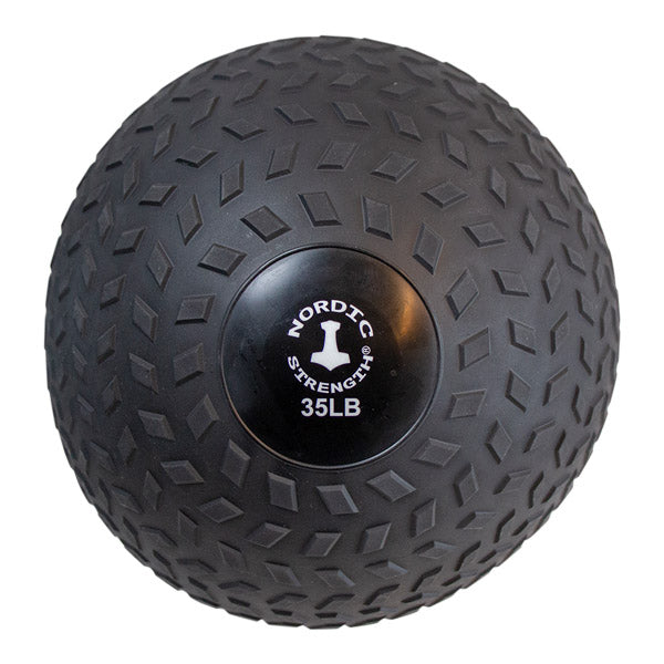 Slammerball 35 Lbs Nordic Strength Black