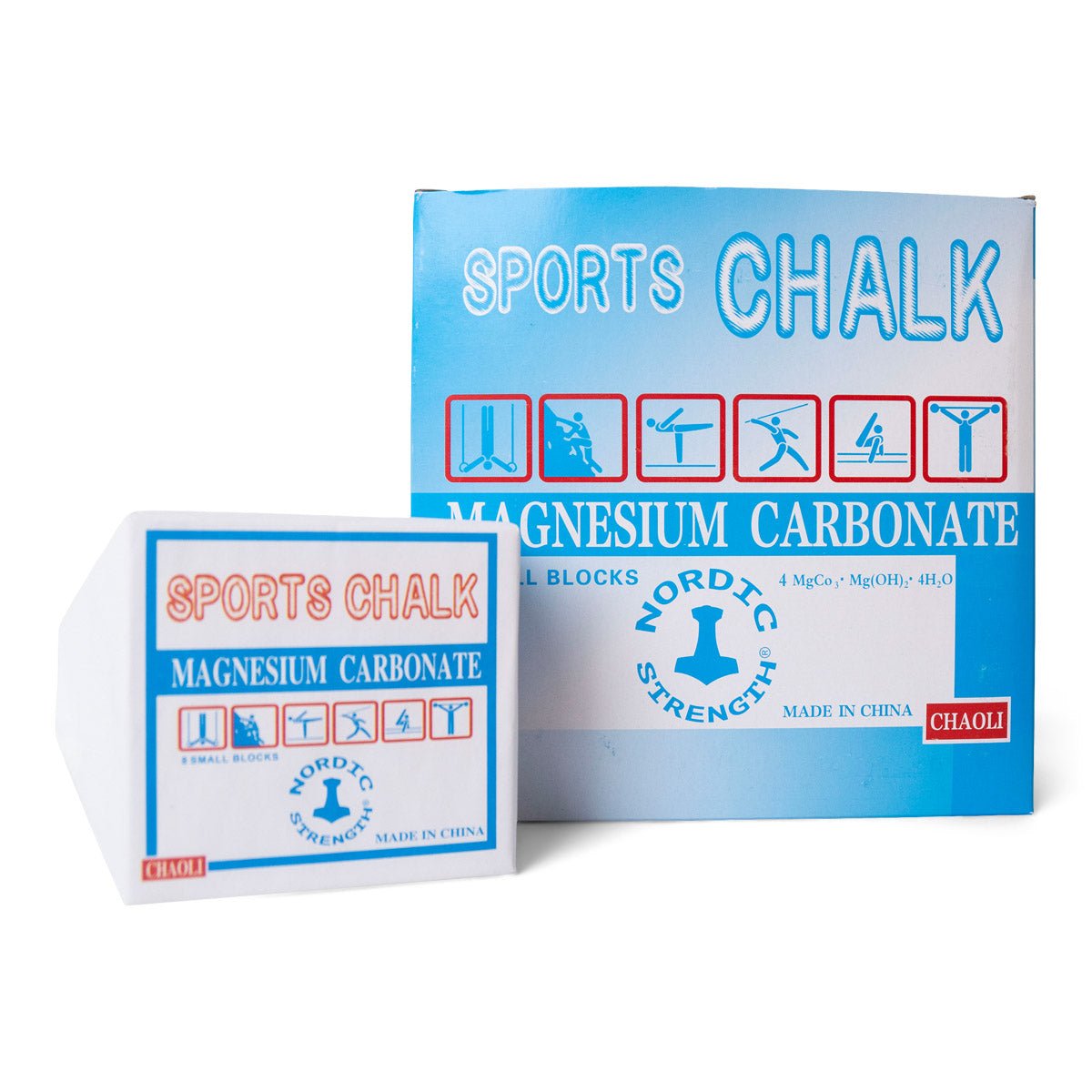 Sports Kalk Til Fitness Magnesium Carbonat    Blokke