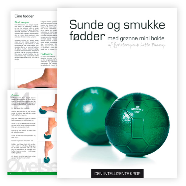 Sunde Og Smukke Fødder Med Grønne Mini Bolde  Excl  Bolde