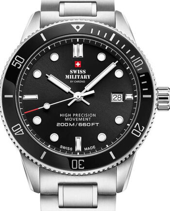 Swiss Military Sm34088 01 Herreur Quartz Diver