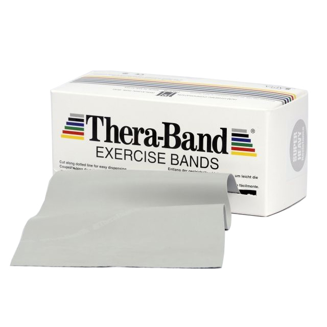 Thera-band Træningselastik Bånd Level   Super Hård Sølv 45 5m