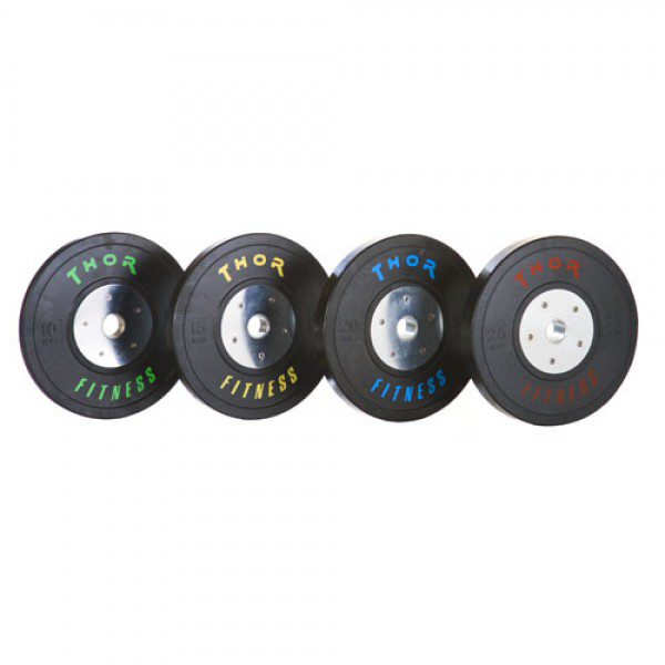 Thor Fitness Sorte Ol Bumper Vægtskiver 20kg   50mm    Stk