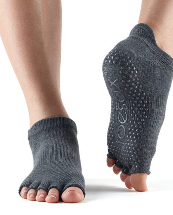 Toesox Halftoe Lowrise Grip  Koksgrå