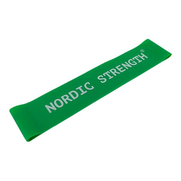 Træningselastik Fra Nordic Strength Medium Grøn Styrke Af