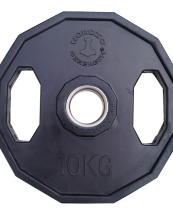 Vægtskive 10 Kg 50 Mm  12 Kantet Sort