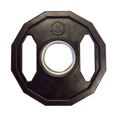 Vægtskive 25 Kg 50 Mm 12 Kantet Sort