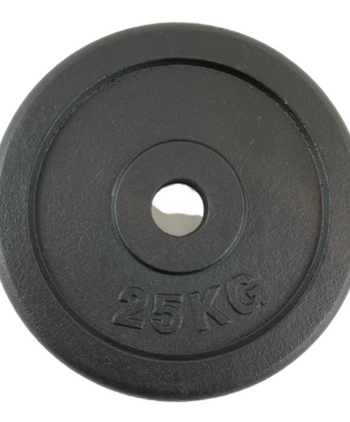 Vægtskive Sort Metal  50 Mm  15 Kg