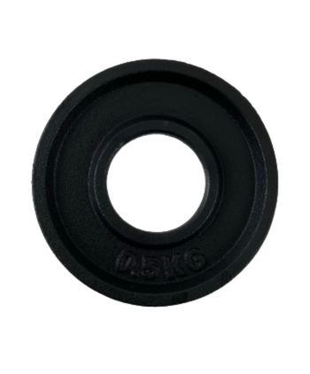 Vægtskive Sort Metal  50 Mm      Kg