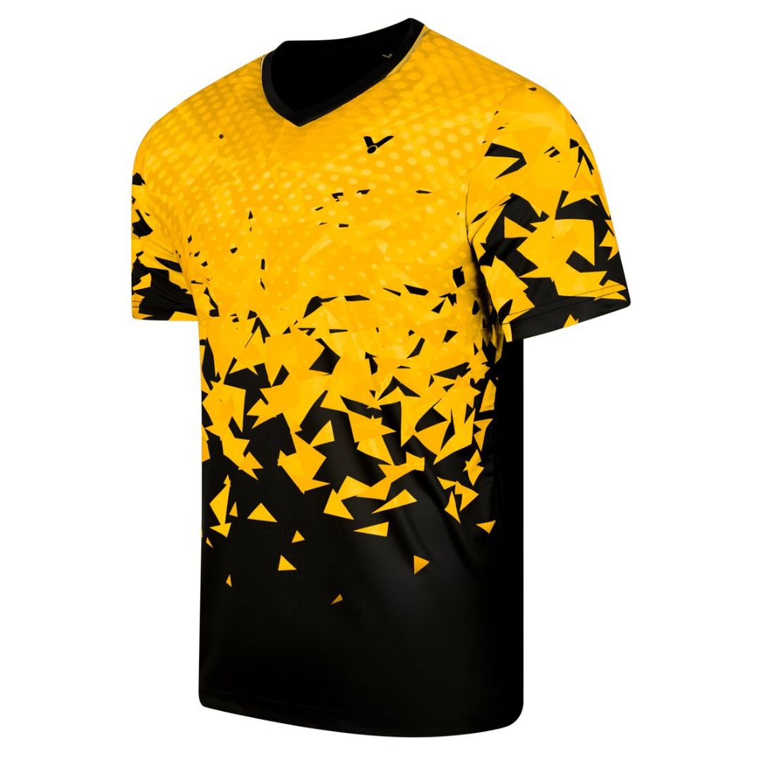 Victor  -53105 Junior  -shirt Yellow Black