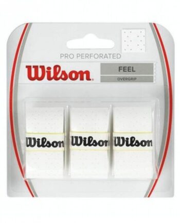 Wilson Pro Overgrip Perforated   -pak  Hvid