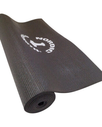 Yogamåtte   Mm Sort Nordic Strength