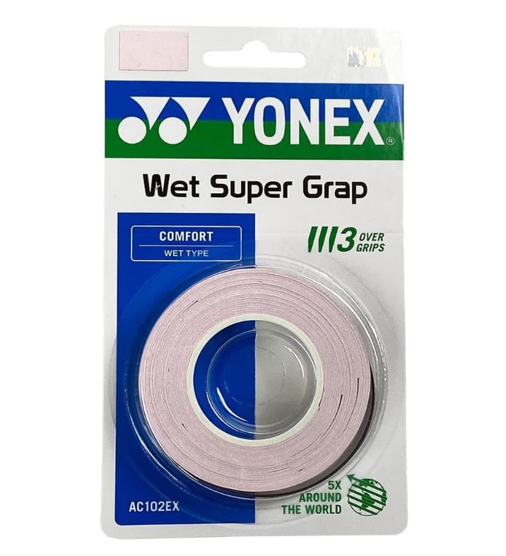 Yonex Wet Super Grap Stk Mist Pink